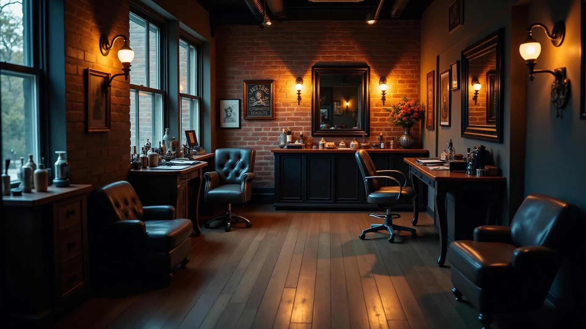 Catharsis Body Art tattoo and piercing studio interior in Brownsburg, Indiana